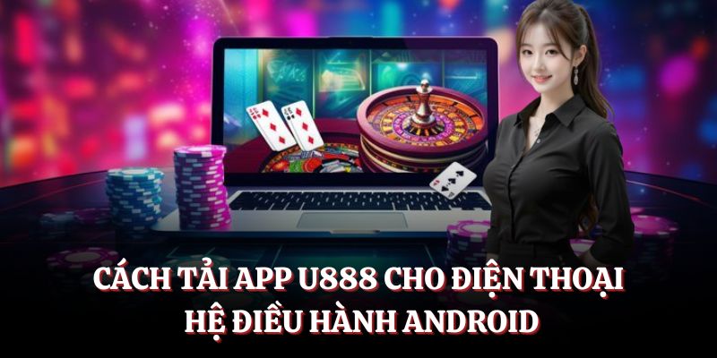 Cách tải app U888 cho điện thoại hệ điều hành Android.
