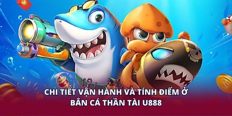 Chi tiết vận hành và tính điểm ở bắn cá thần tài U888.