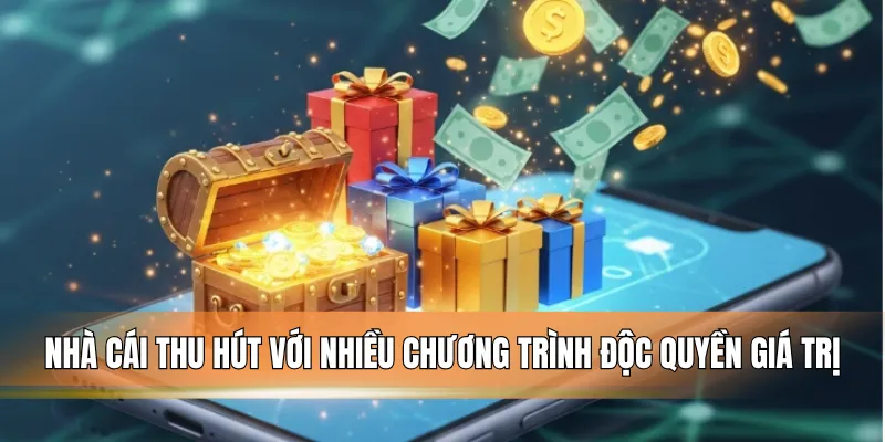 Nhiều chương trình tặng quà cho Casino.