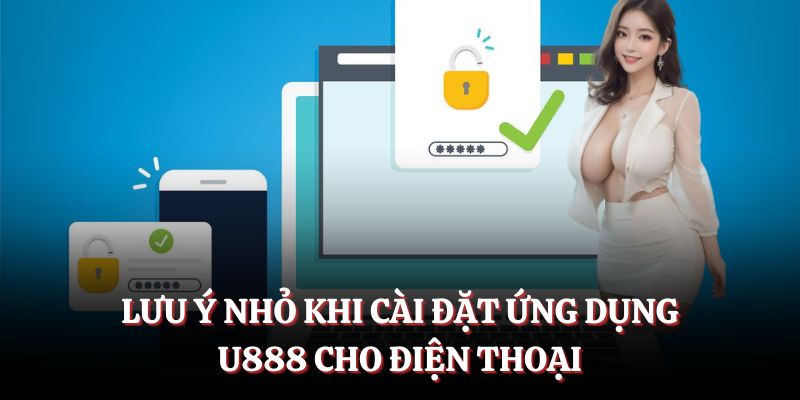 Lưu ý nhỏ khi cài đặt ứng dụng U888 cho điện thoại.
