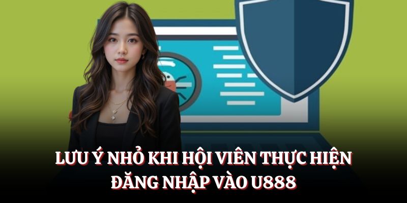 Lưu ý nhỏ khi hội viên thực hiện đăng nhập vào U888.